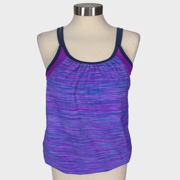 Free Country Medium Tankini Purple - Picture 1 of 12
